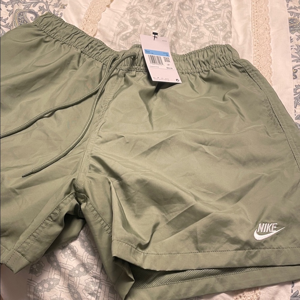 Nike Sage Green Athletic Shorts